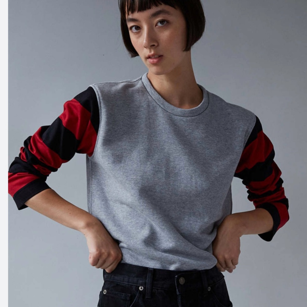 CARON CALLAHAN - Striped Skip Top, size S